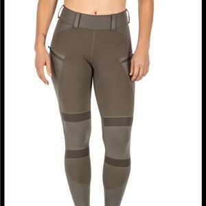 5.11 TACTICAL Leggings Women's Olive Green Performance Riding Leggings